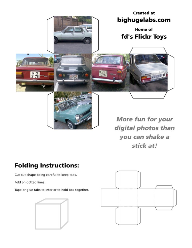 Eine Straße mit Fahrzeugen und Text auf einer Prösentation.