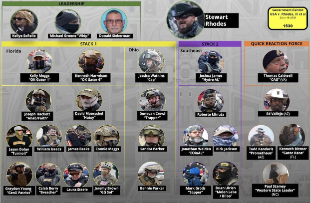 Ein Computerbildschirm zeigt eine Gruppe von Menschen in bunten Kleidern und Helmen an, wobei der Text 'GTA 5 Quick Reaction Force' zu sehen ist.