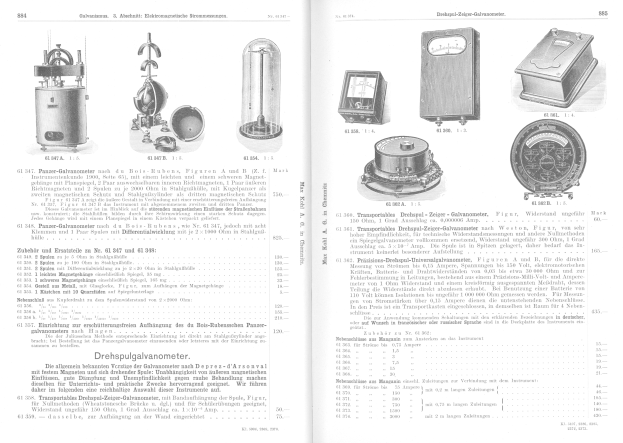 Ein aufgeschlagenes Buch mit Bildern und Texten verschiedener elektronischer Geräte.